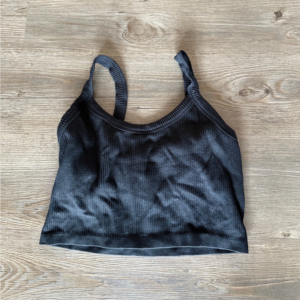 shein black tank ribbed